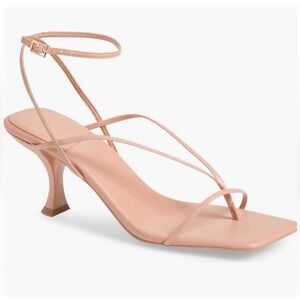 JEFFREY CAMPBELL Fluxx LeatherSandals in Beige Size 6